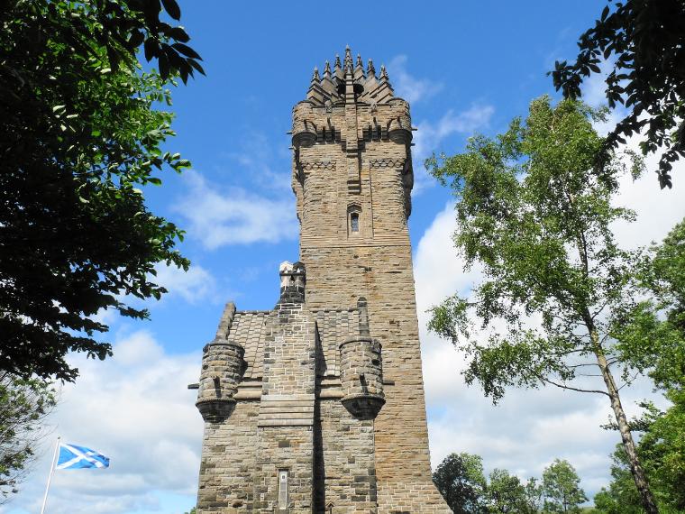 Wallace Monument on the William Wallace Trail 